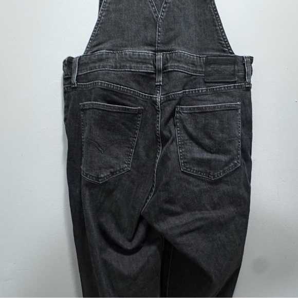 Levi's Skinny Denim Overalls Size 32 Grey Black - Picture 8 of 16